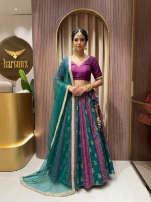 Dual-Tone Festive Lehenga Set