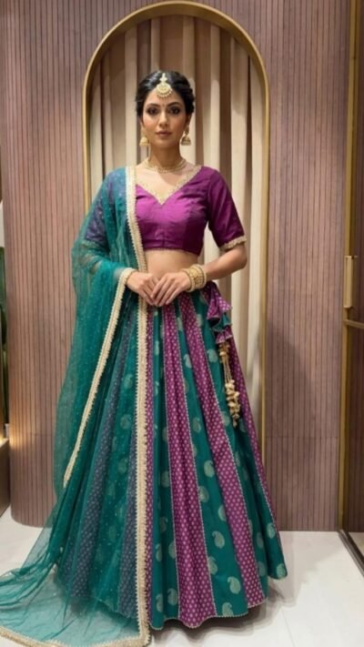 Dual-Tone Festive Lehenga Set