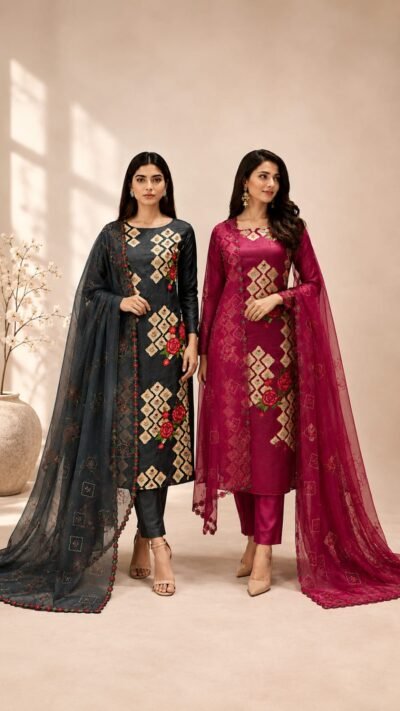 Pure Munga Silk Suit Set