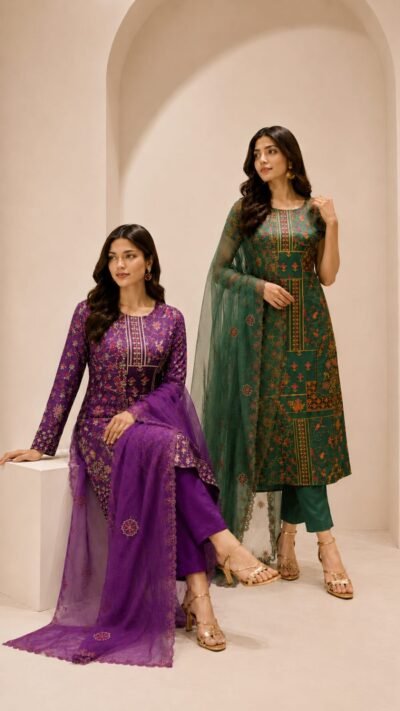 Pure Munga Silk Suit Set