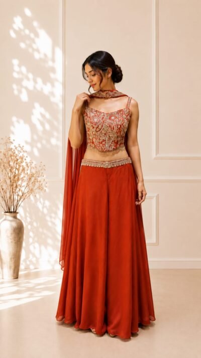 Rust Chinon Co ord Set