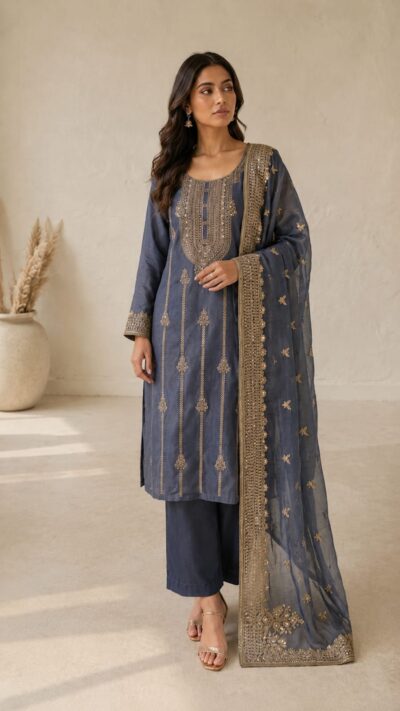 Zari Tissue Suit Set