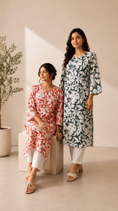 Cotton Printed Kurti