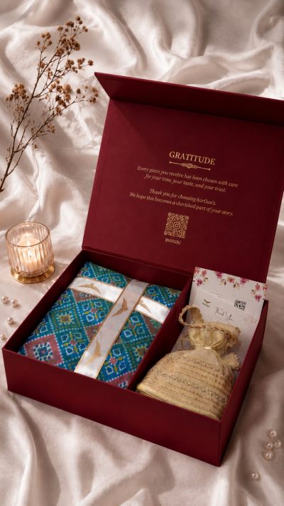 Patola Woven Suit Gift Box