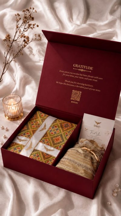 Patola Woven Suit Gift Box