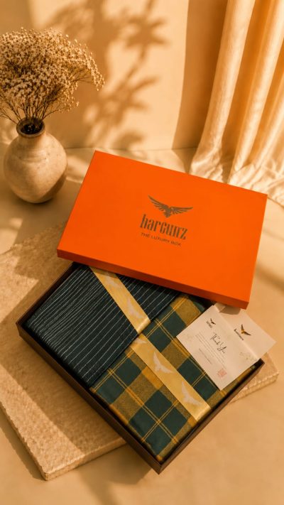 Classic Pure Wool Stole & Muffler Gift Box