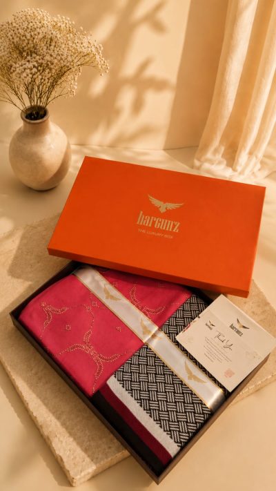 Classic Pure Wool Stole & Muffler Gift Box