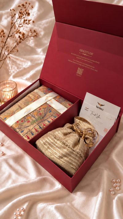 Elegant Resham Zari Gift Box