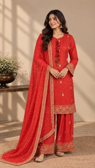 Gota Patti Chinon Suit