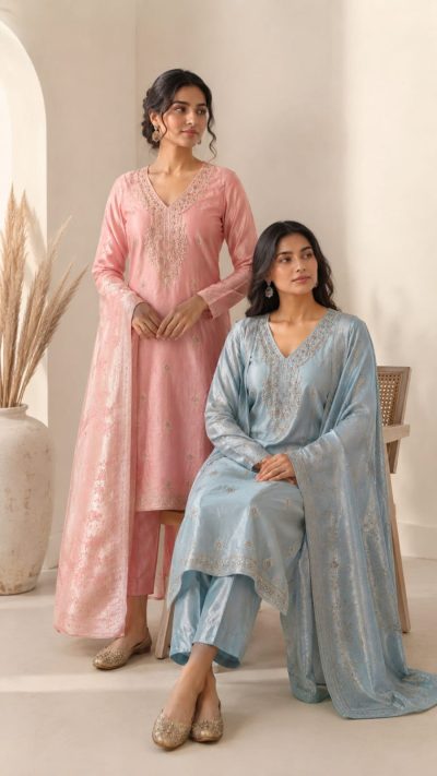 Banarasi Tissue Suit